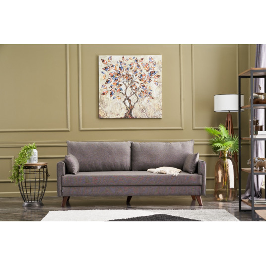  Sofa - lova Bella Bed ruda 
