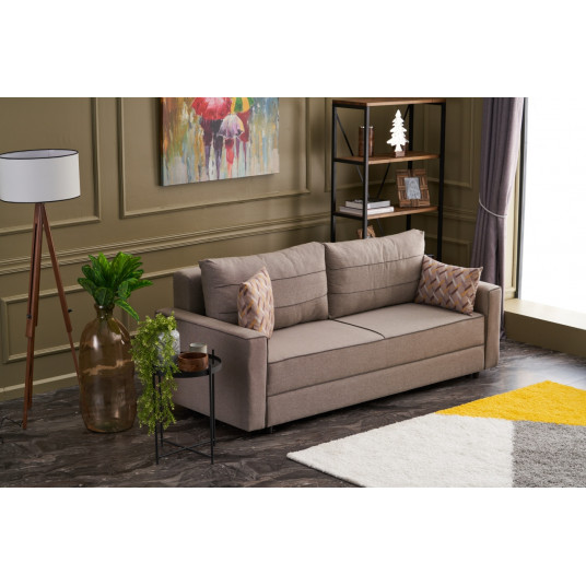 Sofa - lova Ece kreminė