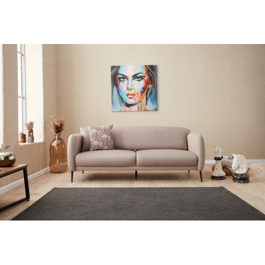 Sofa - lova Venus trivietė kreminė