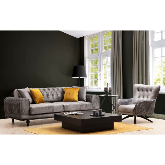 Sofa - lova Arredo Capitone antracito
