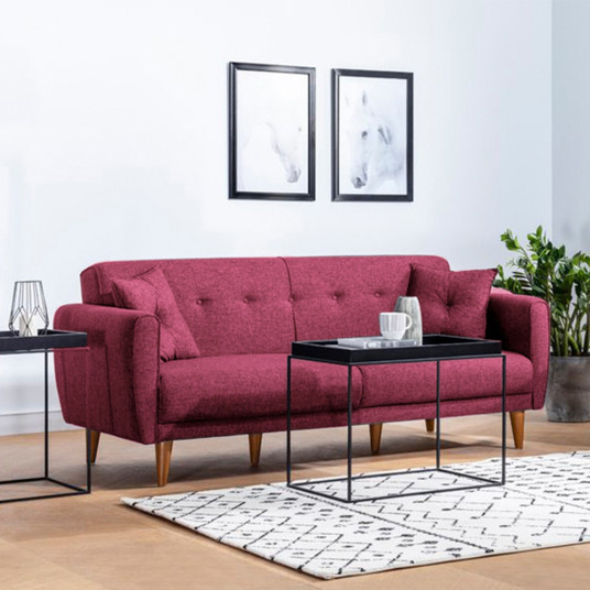  Sofa - lova Aria raudona 