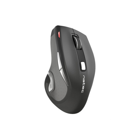  Natec Mouse, Jaguar, Wireless, 2400 DPI, Optical, Black/Grey 