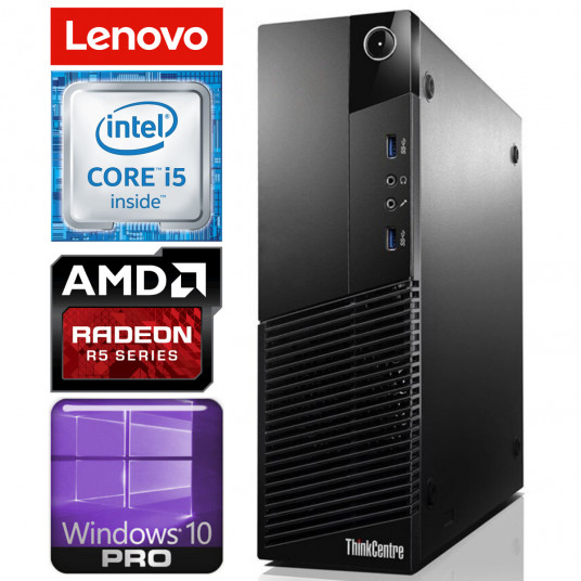 Lenovo M83 SFF i5-4460 4GB 250GB R5-340 2GB WIN10PRO/W7P