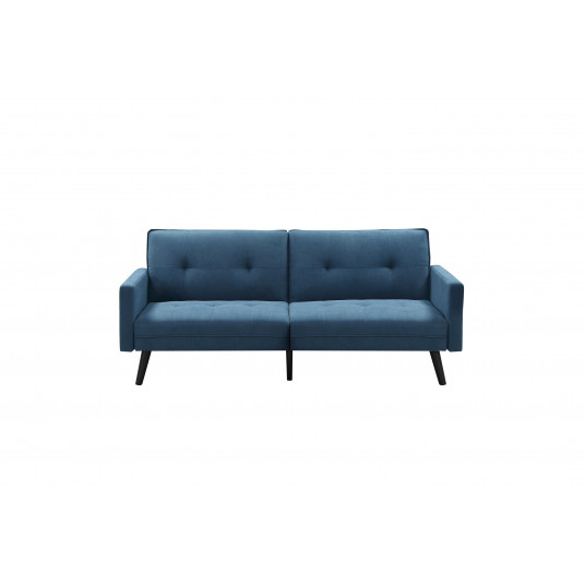 Sofa - Lova su pufu CORNER su pufu, mėlyna