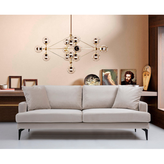 Sofa Papira dvivietė beige