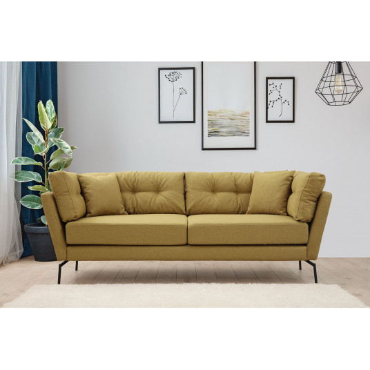 Sofa Mapa žaliai geltona