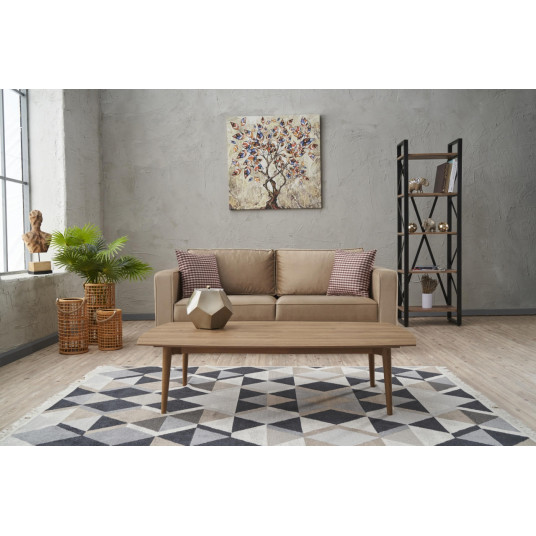 Sofa Kale Velvet kreminė
