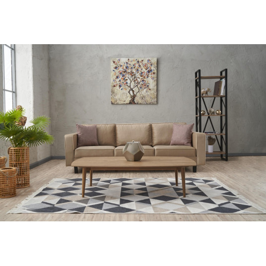Sofa Kale Velvet kreminė