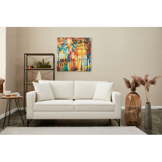  Sofa Berlin kreminė, juoda 