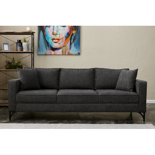 Sofa Berlin antracito, juoda