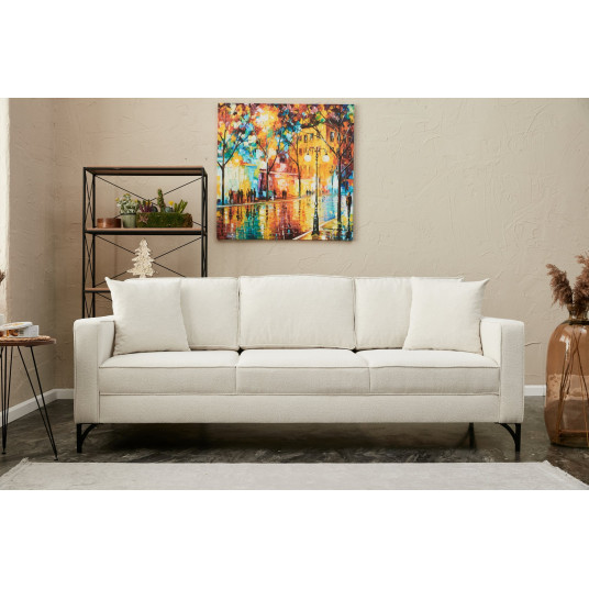  Sofa Berlin kreminė, juoda 