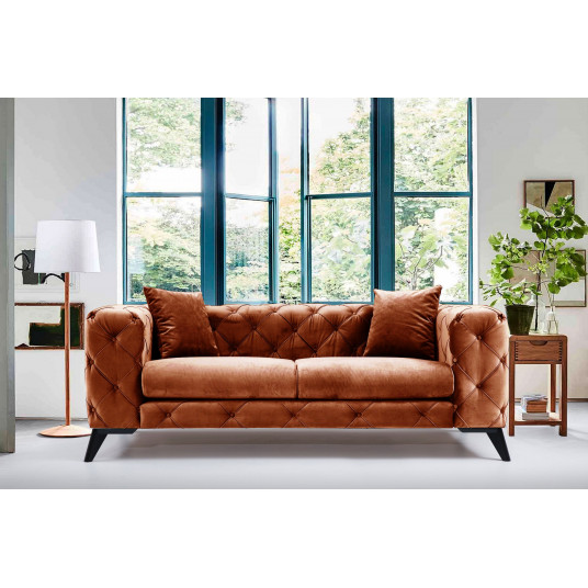 Sofa Como oranžinė