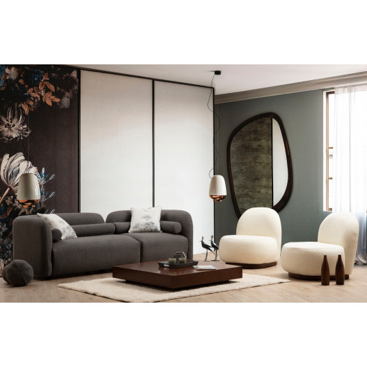 Sofa Victoria Grey Bouclette