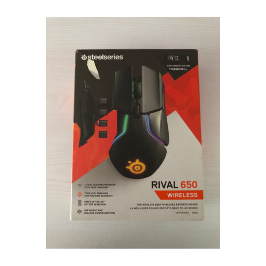  Žaidimų pelė SteelSeries Rival 650 Wireless 62456 