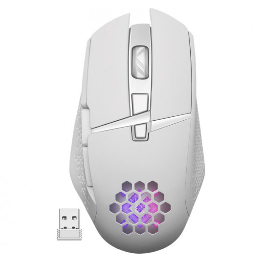  PELĖ DEFENDER GM-514 GLORY OPTIC RF RGB 3200dpi 7P BALTAS 