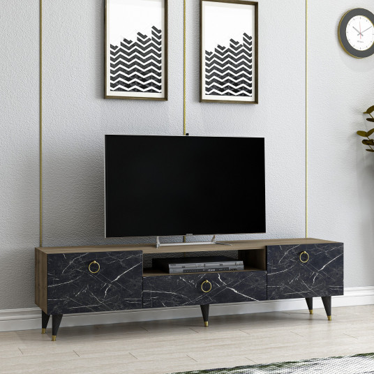 TV spintelė Cavelli - riešuto