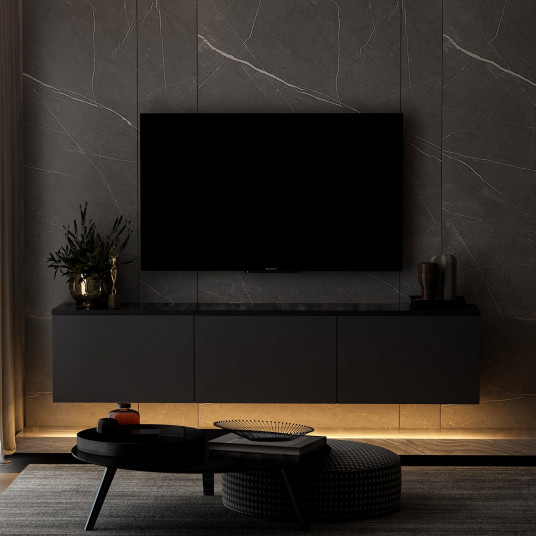 TV spintelė Neon Illuminated - antracito
