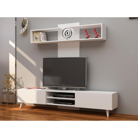 TV spintelė Dem - balta