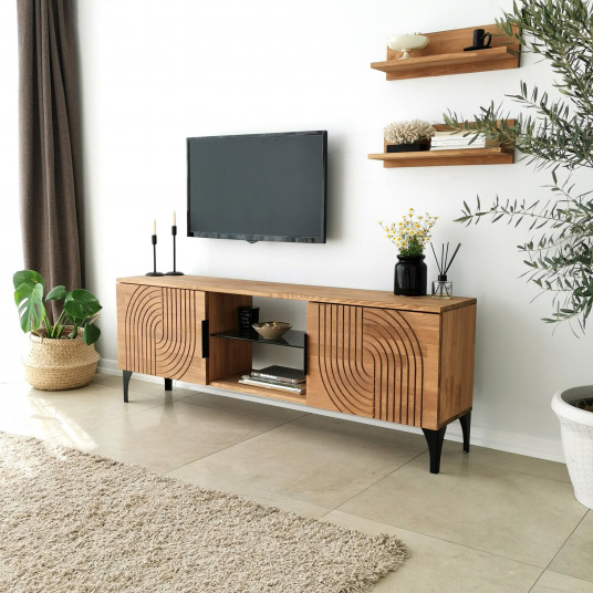 TV spintelė Lidya - ąžuolo