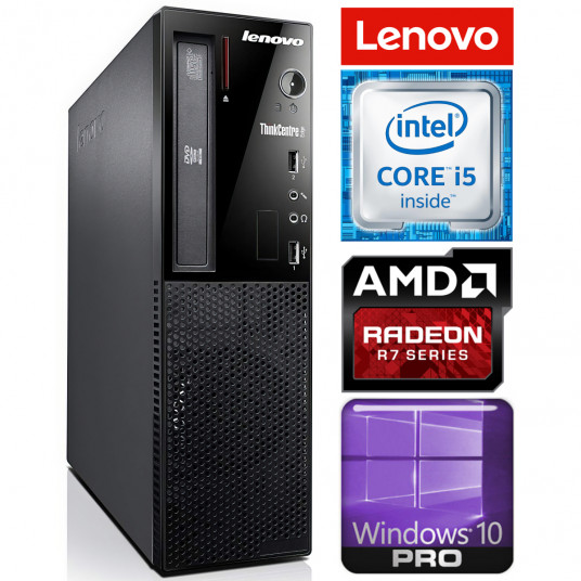  Lenovo Edge 72 SFF i5-3470 4GB 240SSD R7-430 2GB DVD WIN10Pro 