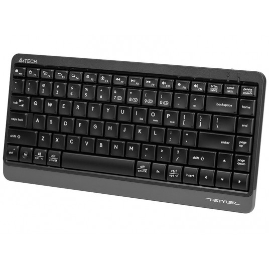 Klaviatūra A4TECH FSTYLER FBK11 2.4GHz+BT Juoda ir pilka A4TKLA47124 