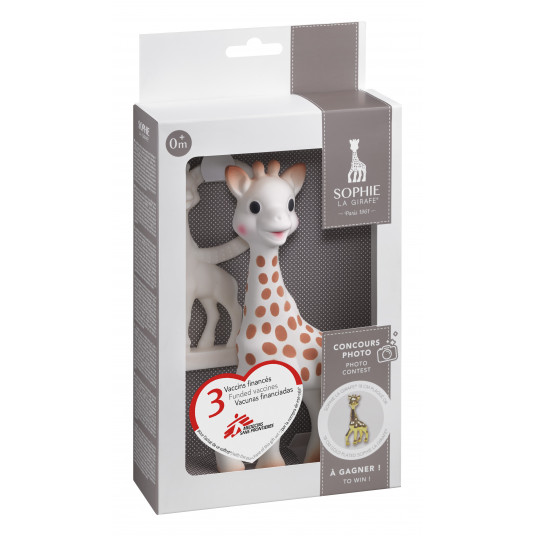  VULLI Sophie la girafe kramtukai, 0 mėn+, 2 vnt., 516510E 