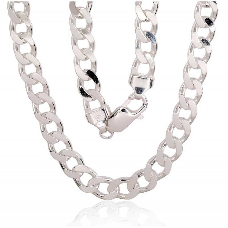 Sidabrinė grandinėlė Curb 7.5 mm