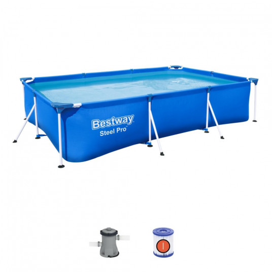 Baseinas Bestway Steel Pro, 300x201x66