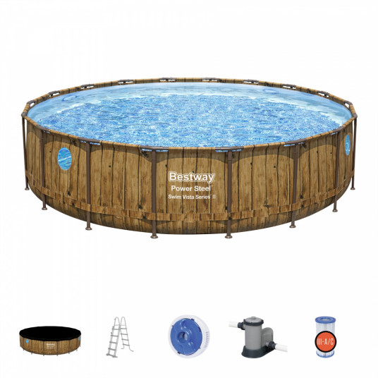  Baseinas Bestway Power Steel Swim Vista, 549x122 