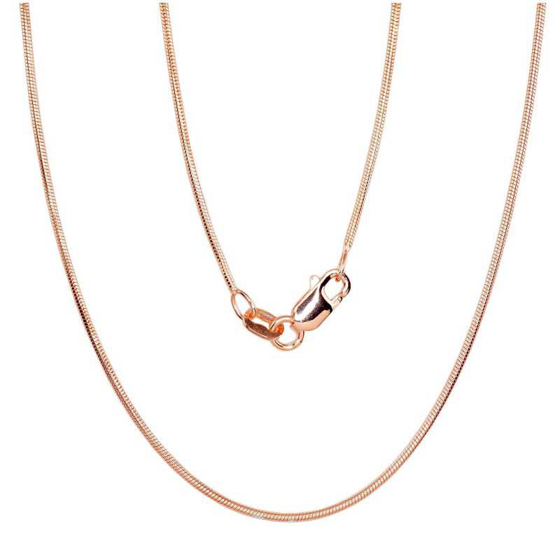 Sidabrinė grandinėlė Snake 1 mm