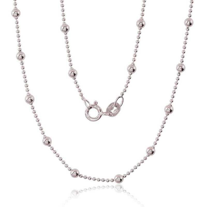 Sidabrinė grandinėlė Bead 1-3 mm