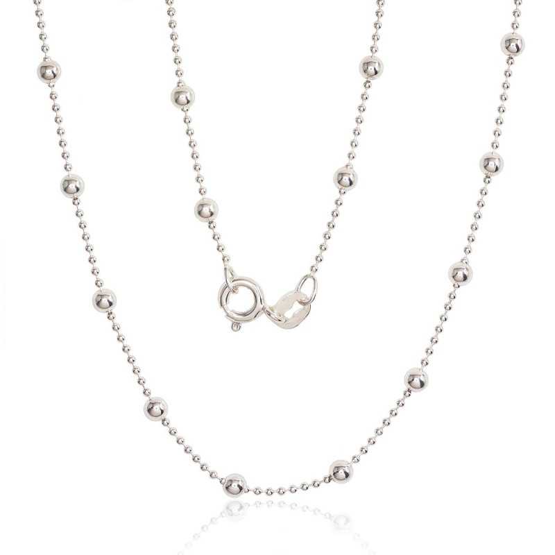 Sidabrinė grandinėlė Bead 1-3 mm