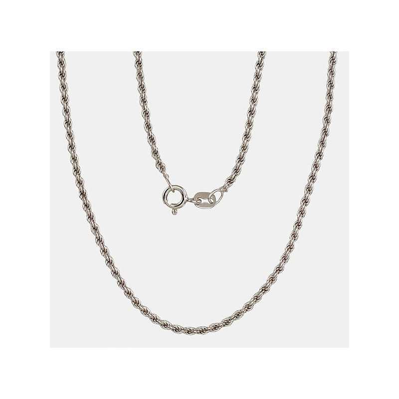 Sidabrinė grandinėlė Rope 2 mm