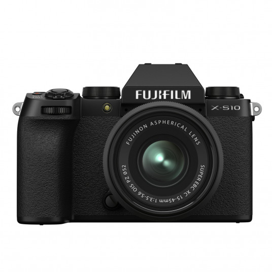  Sisteminis fotoaparatas Fujifilm X-S10 + FUJINON XC 15-45mm F3.5-5.6 OIS PZ (Black) 