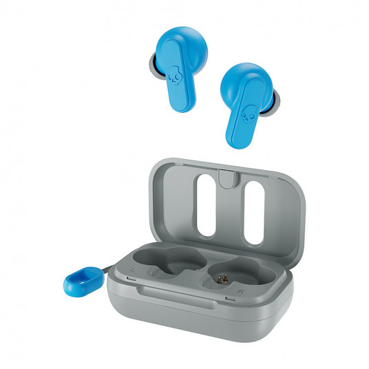  Ausinės Skullcandy Dime  In-ear, Microphone, Noice canceling, Wireless, Light Grey/Blue 