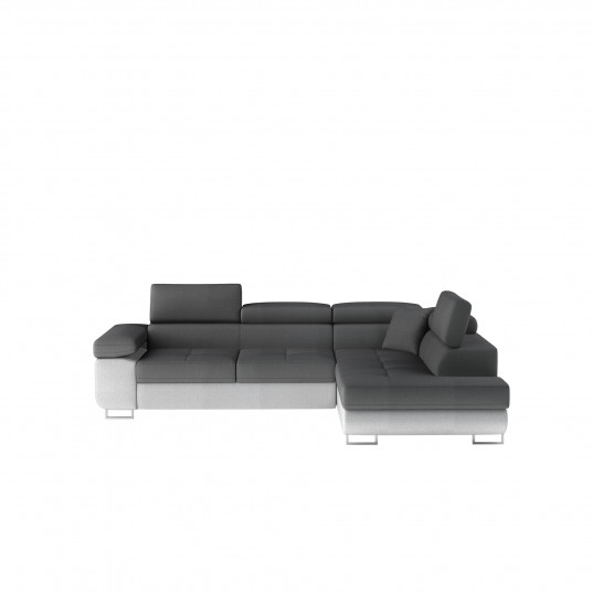 Kampinė sofa Anton su patalynės dėže, audinys Monolith 97, Monolith 84