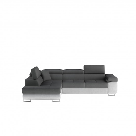 Kampinė sofa Anton su patalynės dėže, audinys Monolith 97, Monolith 84