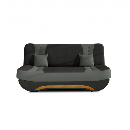 Sofa - lova Ewa II su patalynės dėže juoda, Alova 04, Alova 10