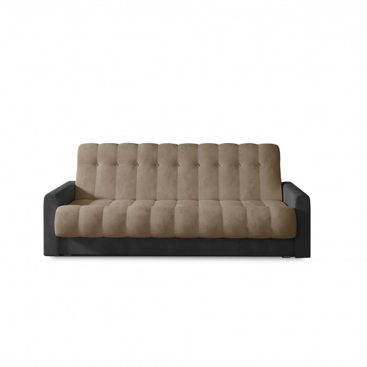 Sofa - lova Garett su patalynės dėže ruda, Monolith 09, Monolith 97