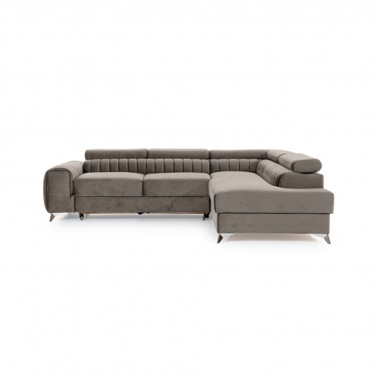  Kampinė sofa Laurence su patalynės dėže, audinys Paros 02 