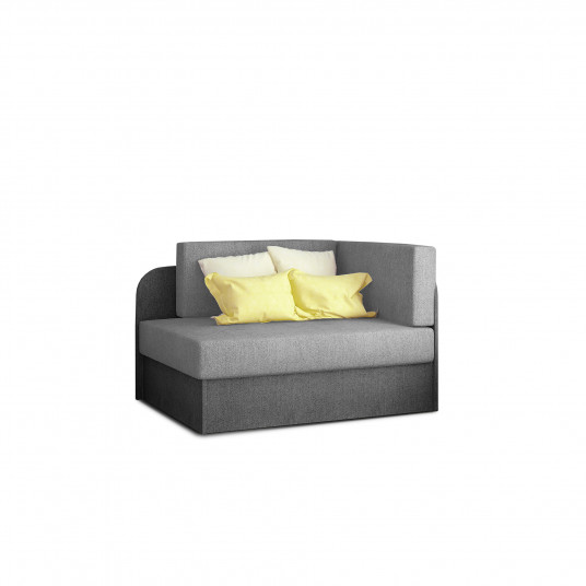 Sofa - lova Rosa su patalynės dėže pilka, Omega 02, Omega 13