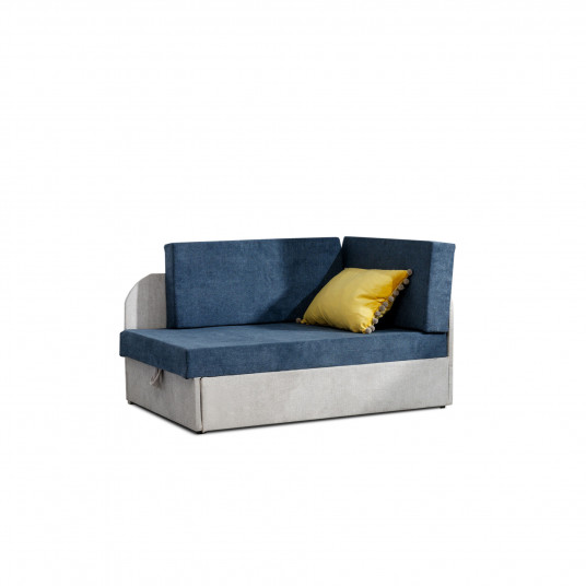 Sofa - lova Rosa su patalynės dėže mėlyna, Omega 86, Omega 02