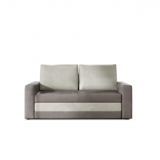  Sofa - lova Wave su patalynės dėže pilka, Nubuk 27, Nubuk 21 