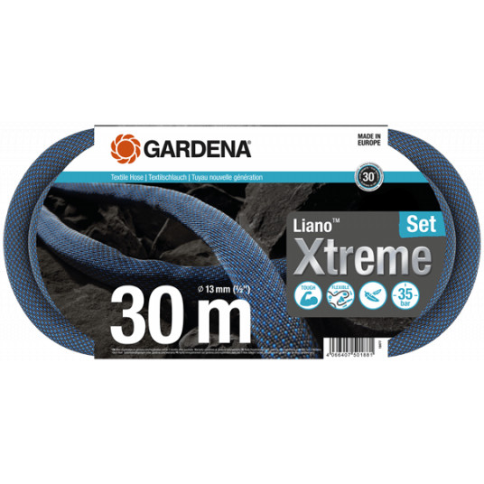  Žarnos Gardena Liano™ Xtreme 30m,1/2" rinkinys 18477-20 