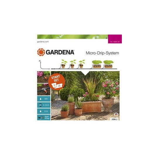 Rinkinys 7 vazonams ir 3 loveliams M Gardena 13001-20