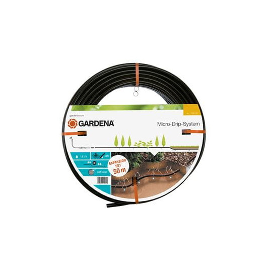  Lašelinio laistymo žarna 50 m 13.7mm naudojama virš/po žeme Gardena 01395-20 
