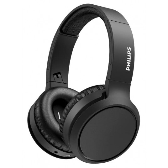  Ausinės Philips TAH5205BK/00, Bluetooth, 40 mm drivers/closed-back, Compact folding, Black 