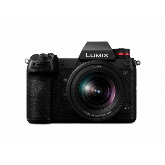  Panasonic Lumix DC-S1  + LUMIX S 20-60mm F3.5-5.6 (S-R2060)(DC-S1K)(Black) 