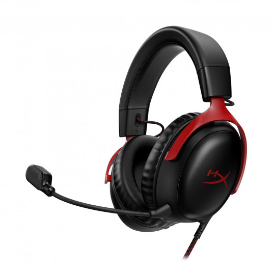  Ausinės HyperX Cloud III Wired Black/Red 