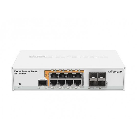  MikroTik CRS112-8P-4S-IN PoE+ M RM 